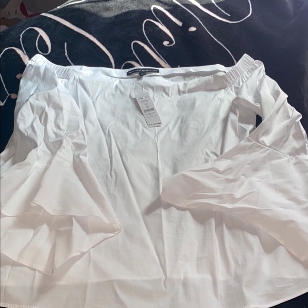 White House black Market off the shoulder top